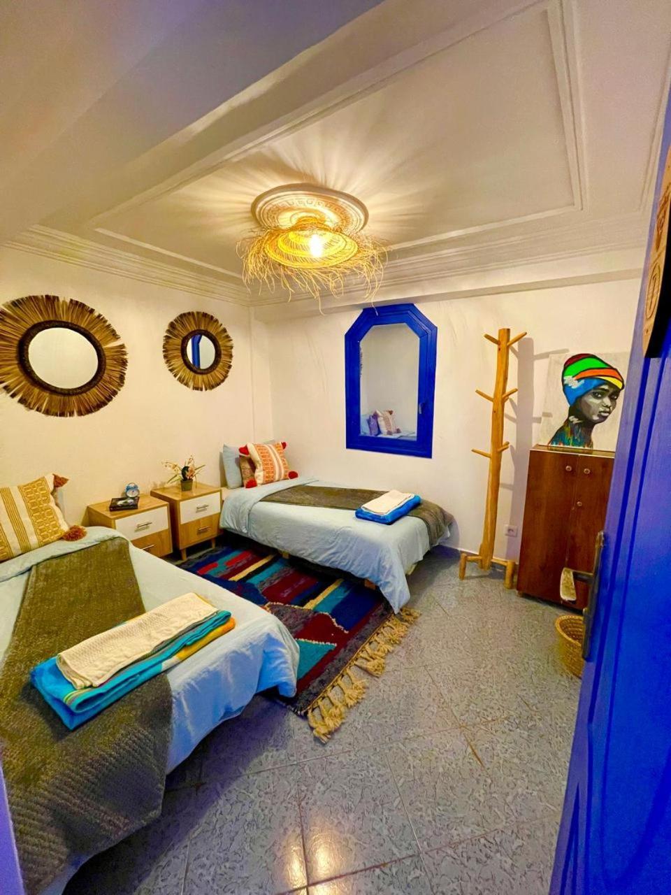 Bed and Breakfast Surf & Salsa Ocean House à Tamraght Extérieur photo