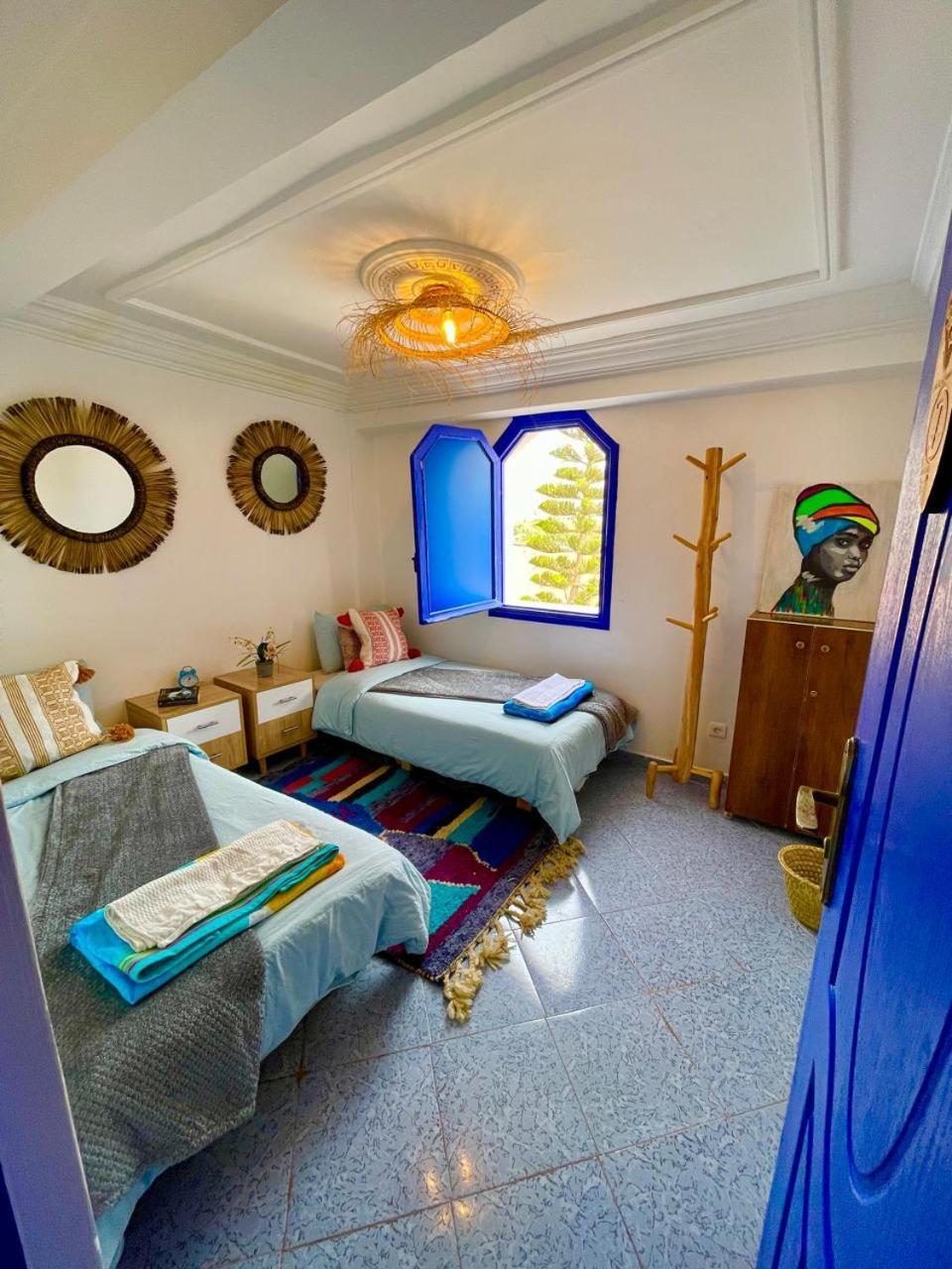 Bed and Breakfast Surf & Salsa Ocean House à Tamraght Extérieur photo